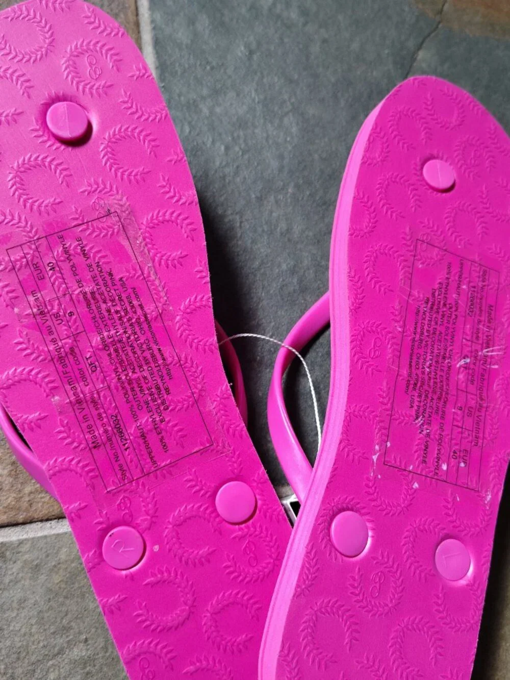 New Victoria's Secret PINK flip flops Sandal Slipper